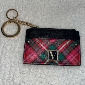 Victoria’s Secret Christmas Plaid Card Holder